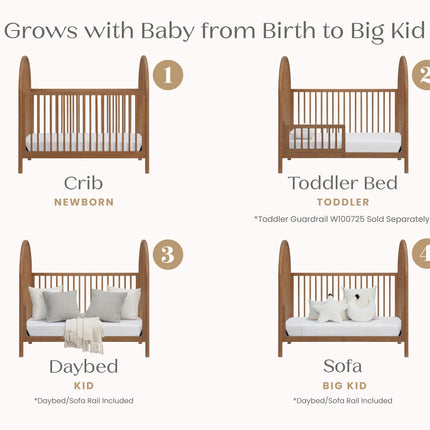 Cannon 4-in-1 Convertible Crib