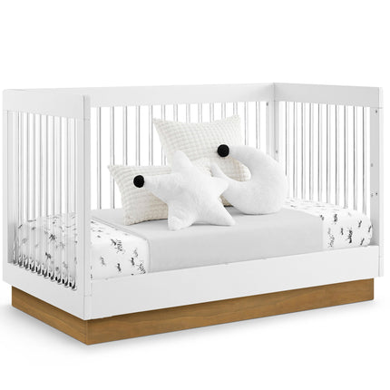James Acrylic 4-in-1 Convertible Crib