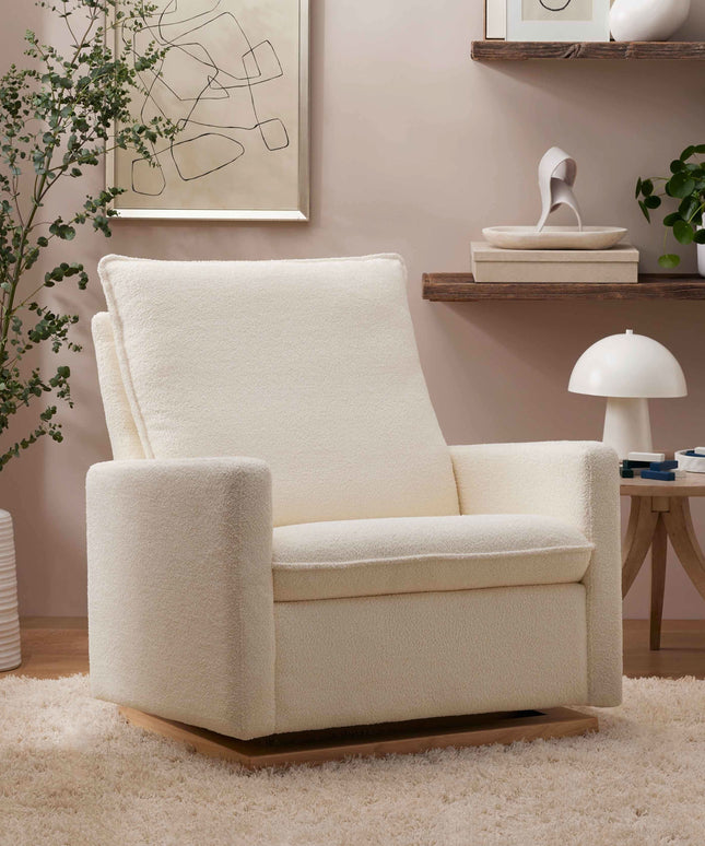 Cali Pillowback Chair and a Half Glider in Fleece
