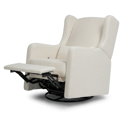 Arlo Recliner and Swivel Glider | Ivory Boucle Fabric
