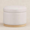 Performance Cream Eco-Weave with Light Wood Base