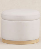 Performance Cream Eco-Weave with Light Wood Base