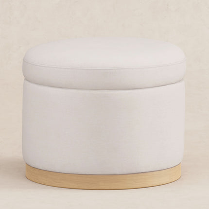 Naka Storage Ottoman in Eco-Performance Fabric | Water Repellent & Stain Resistant
