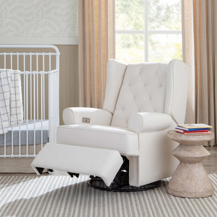 Harbour Electronic Recliner and Swivel Glider in Eco-Performance Fabric with USB port | Water Repellent & Stain Resistant