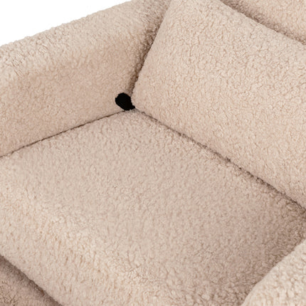 Sigi Recliner and Swivel Glider in Shearling