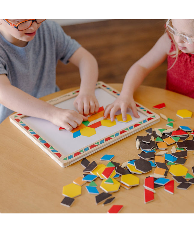Wooden Magnetic Pattern Block Kit