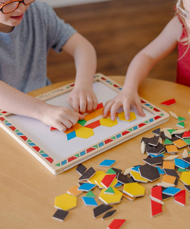 Wooden Magnetic Pattern Block Kit
