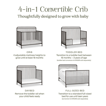 Winston 4-in-1 Convertible Crib