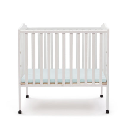 Folding Portable Mini Baby Crib with 1.5-inch Mattress