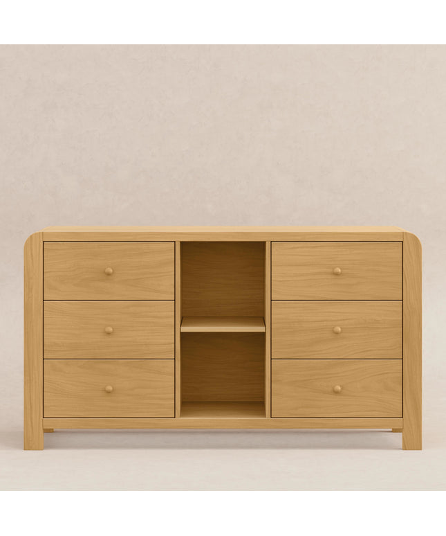 TipToe 6-Drawer Assembled Dresser with Cubbies