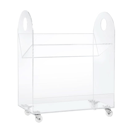 Presto Acrylic Bookcase and Cart