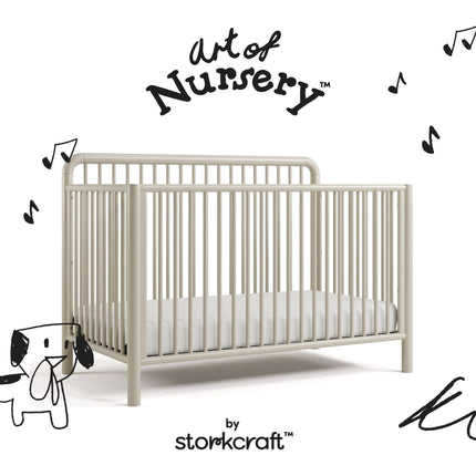 Storkcraft® Porto Deluxe 5-in-1 Convertible Crib with Bonus Toddler Guardrail