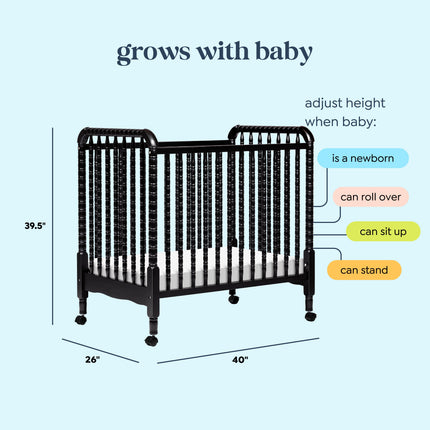 Jenny Lind 3-in-1 Convertible Mini Crib
