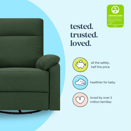 Suzy Electronic Recliner and Swivel Glider | USB Charging Port