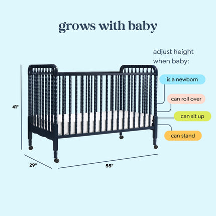 Jenny Lind 3-in-1 Convertible Crib