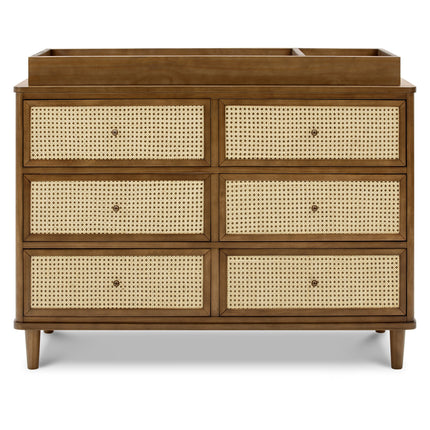 Marin with Cane 6 Drawer Assembled Dresser