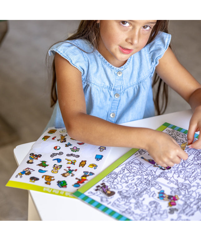 Seek & Find Sticker Pad – Around Town