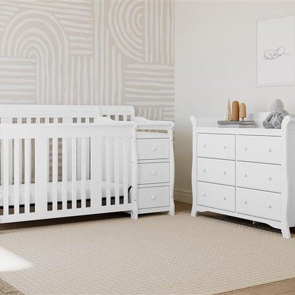 Storkcraft® Portofino 5-in-1 Convertible Crib & Changer