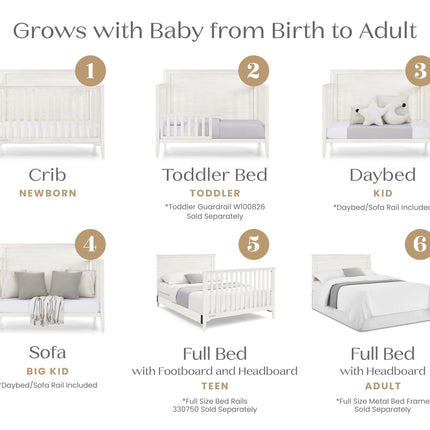 Kendall 6-in-1 Convertible Crib