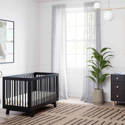 Hudson 3-in-1 Convertible Crib with Toddler Bed Conversion Kit