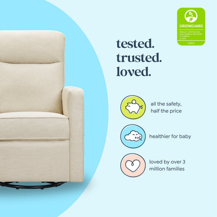 Gabby Pillowback Swivel Glider