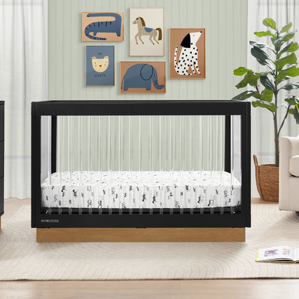 James Acrylic 4-in-1 Convertible Crib