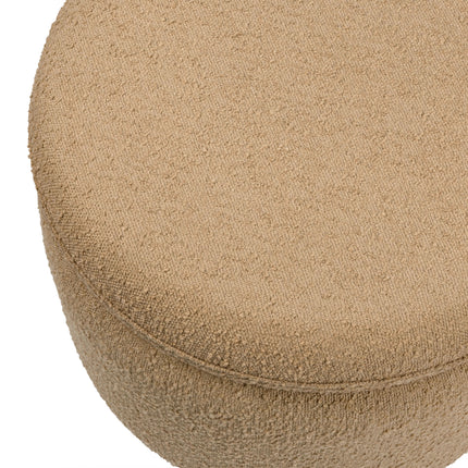 Enoki Storage Ottoman in Boucle