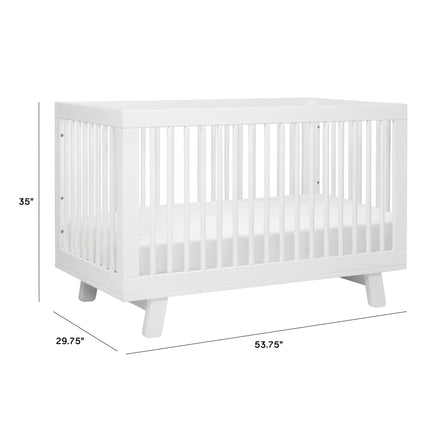 Hudson 3-in-1 Convertible Crib with Toddler Bed Conversion Kit