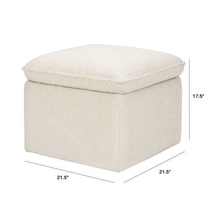 Cali Storage Ottoman in Boucle