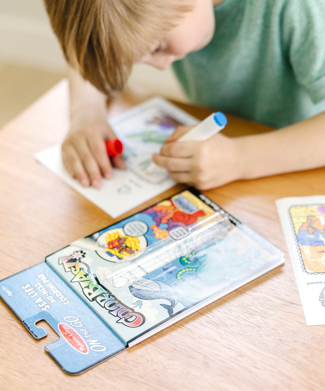 On the Go™ ColorBlast Color Reveal Pad – Sea Life