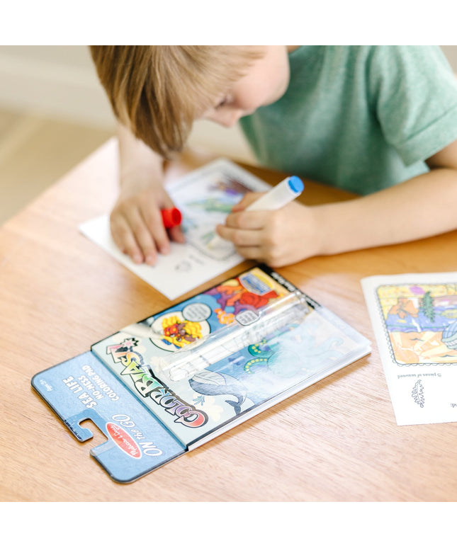 On the Go™ ColorBlast Color Reveal Pad – Sea Life