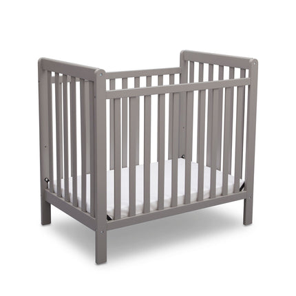 Classic Mini Crib with 2.75-inch Mattress - Convertible to Twin Bed