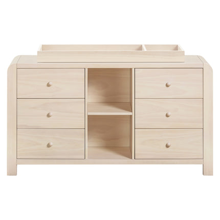TipToe 6-Drawer Assembled Dresser with Cubbies