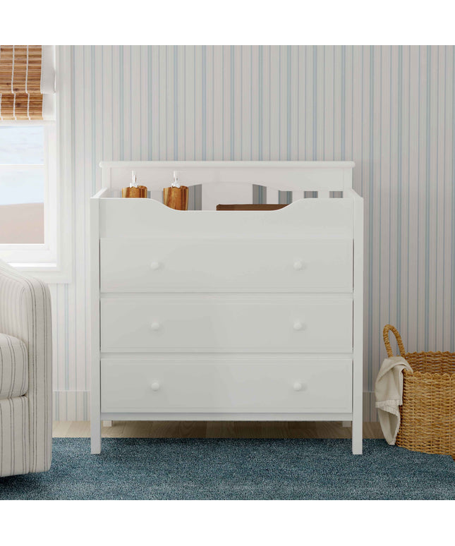 Jayden 3-Drawer Changer Dresser