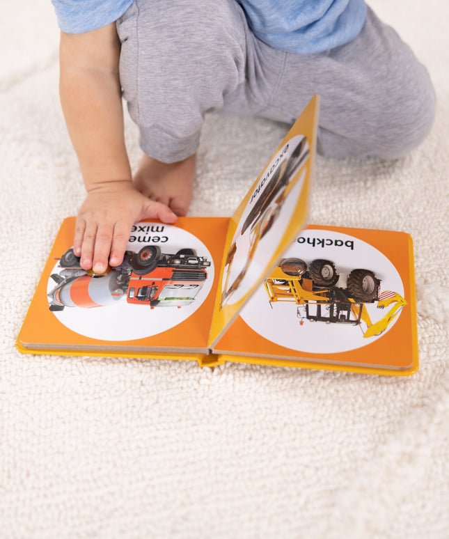 Poke-a-Dot: Construction Vehicles Board Book