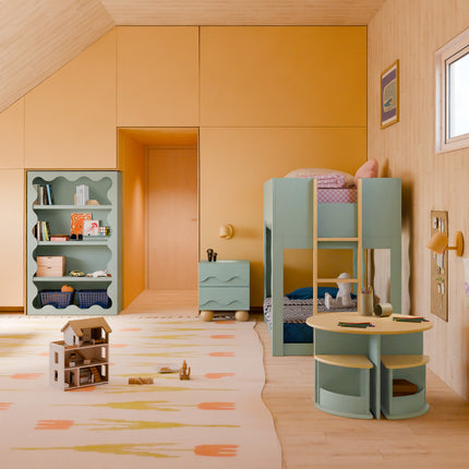 Lido Wave Bookcase