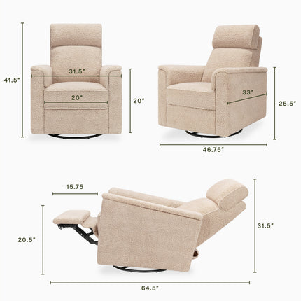 Willa Pro Power Recliner and Swivel Glider - Babylist Exclusive