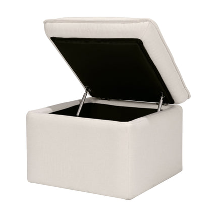 Cali Storage Ottoman in Eco-Performance Fabric | Water Repellent & Stain Resistant