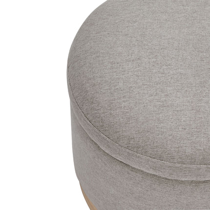 Naka Storage Ottoman in Eco-Performance Fabric | Water Repellent & Stain Resistant