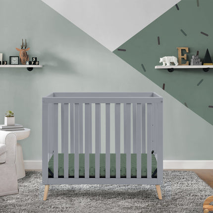 Essex Convertible Mini Baby Crib with 2.75-Inch Mattress, Greenguard Gold Certified