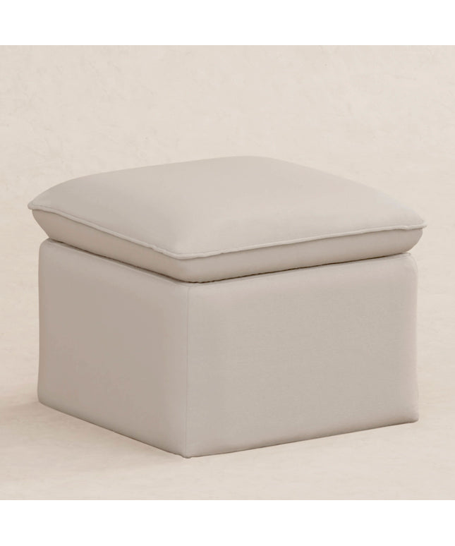 Cali Storage Ottoman in Eco-Performance Fabric | Water Repellent & Stain Resistant