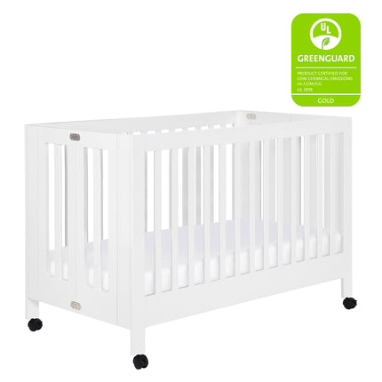 Maki Portable Folding Crib with Toddler Bed Conversion Kit