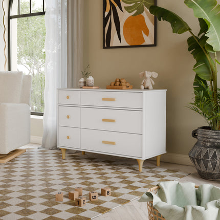 Lolly 6-Drawer Assembled Double Dresser