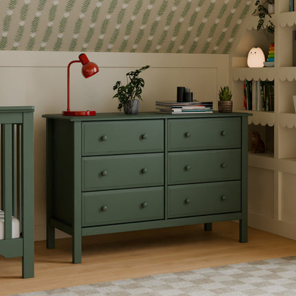 Jayden 6-Drawer Double Wide Dresser