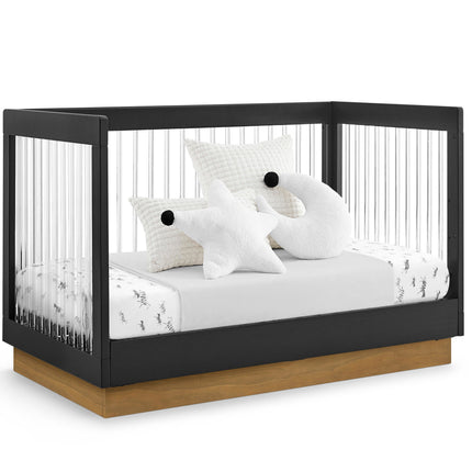 James Acrylic 4-in-1 Convertible Crib