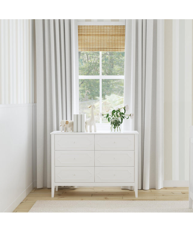 Chloe Regency 6-Drawer Dresser