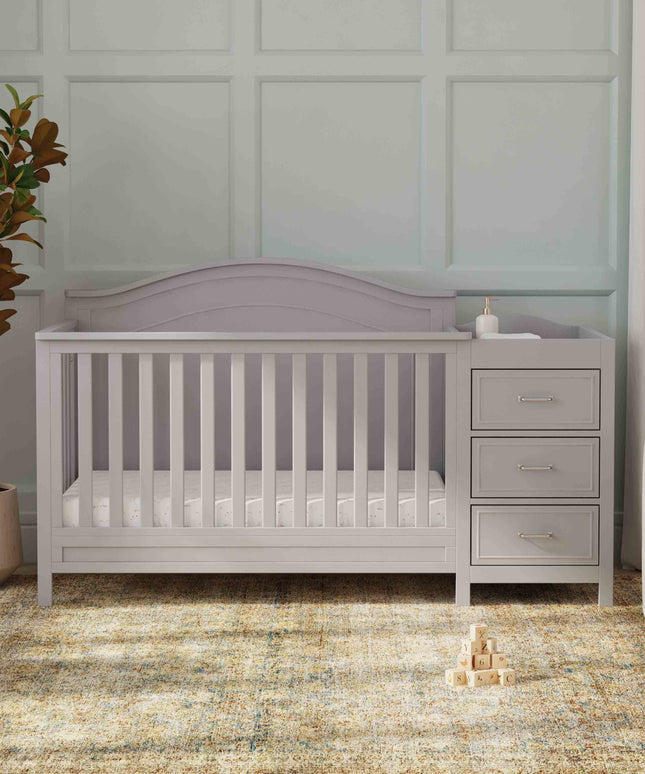Charlie 4-in-1 Convertible Crib and Changer Combo