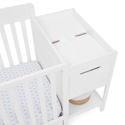 Maya 5-in-1 Convertible Crib and Changer with Storage
