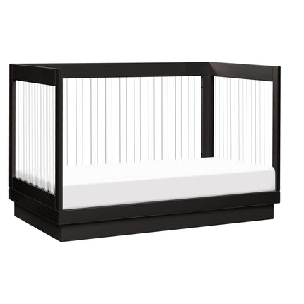 Harlow Acrylic 3-in-1 Convertible Crib with Toddler Bed Conversion Kit