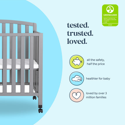 Dylan Folding Portable 3-in-1 Mini Crib